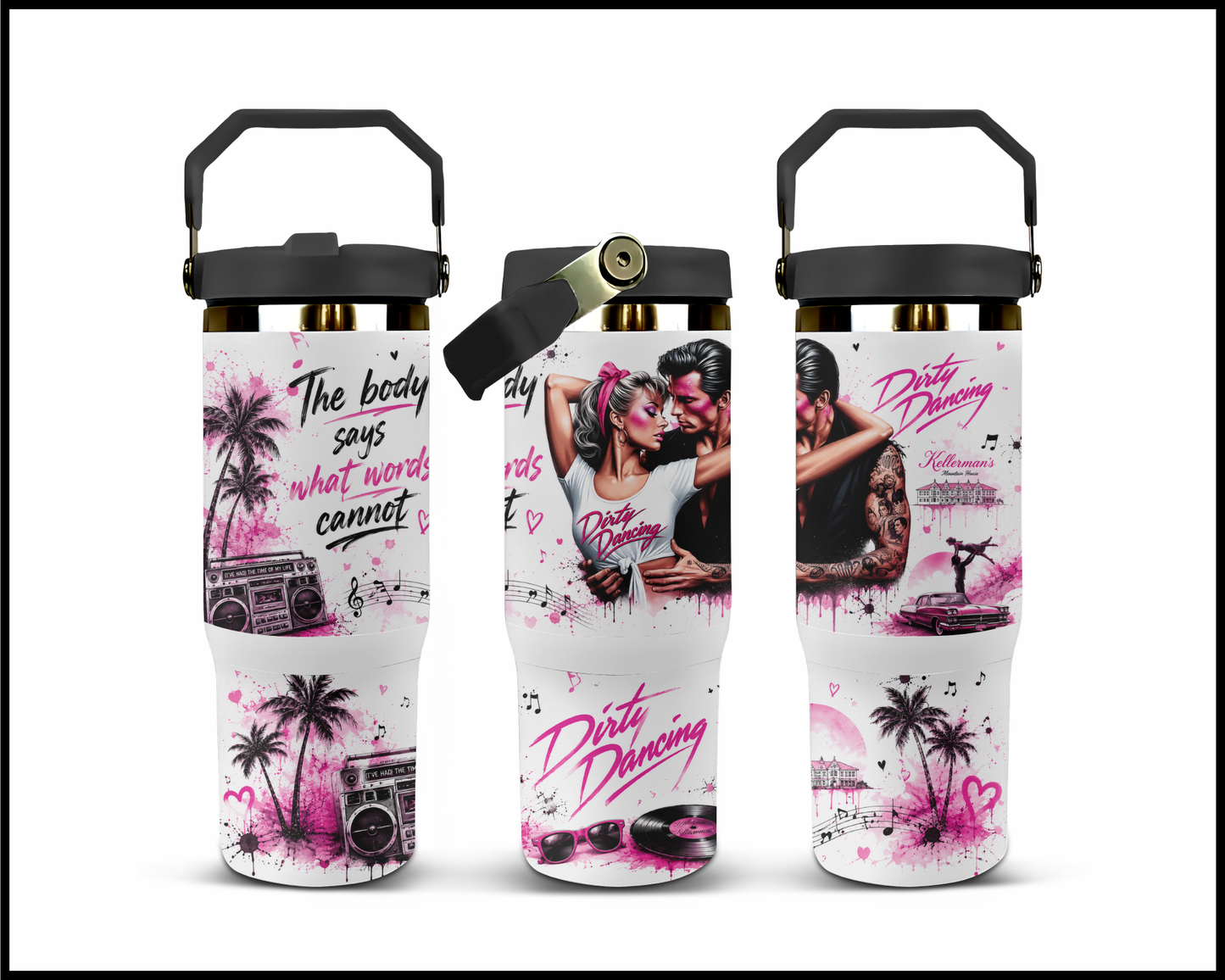 Dirty Dancing Inspired Big Guzzler Stainless Steel Tumbler (1040)