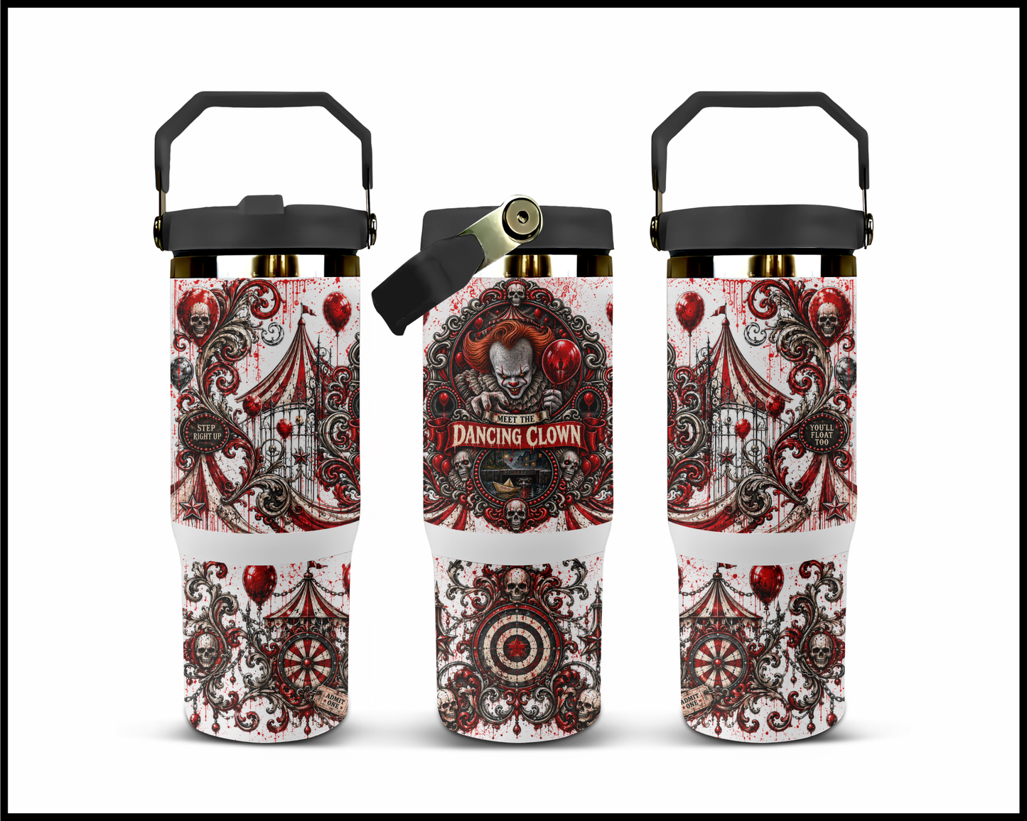 Sinister Sips - Penny Wise Big Guzzler Stainless Steel Tumbler (1079)