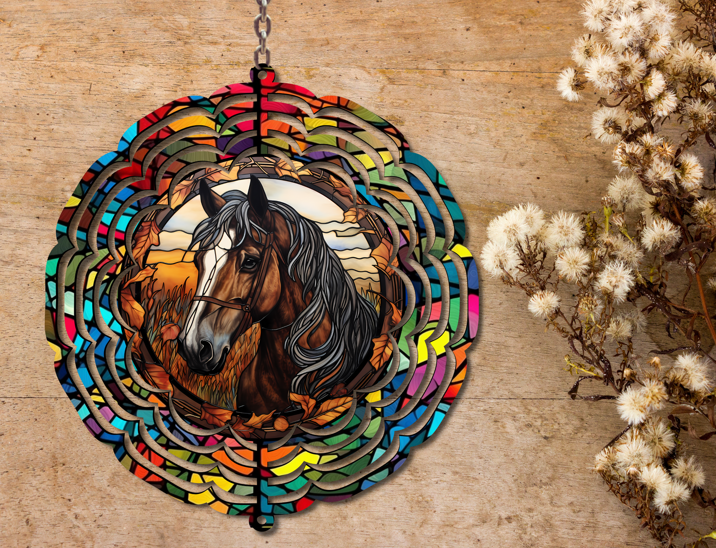 Horse Wind Spinner (043)