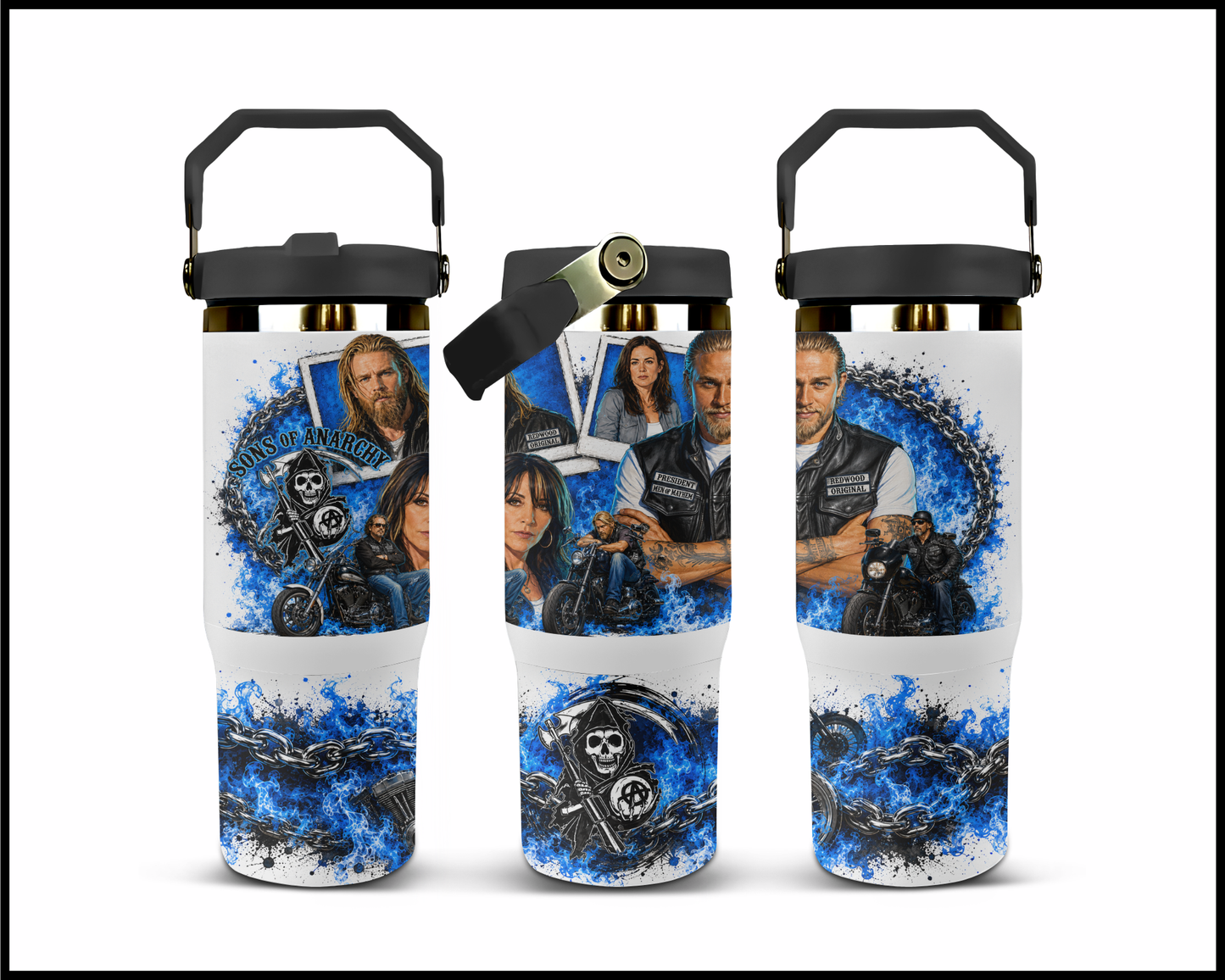 Sons Of Anarchy Inspired Big Guzzler Stainless Steel Tumbler (1138)