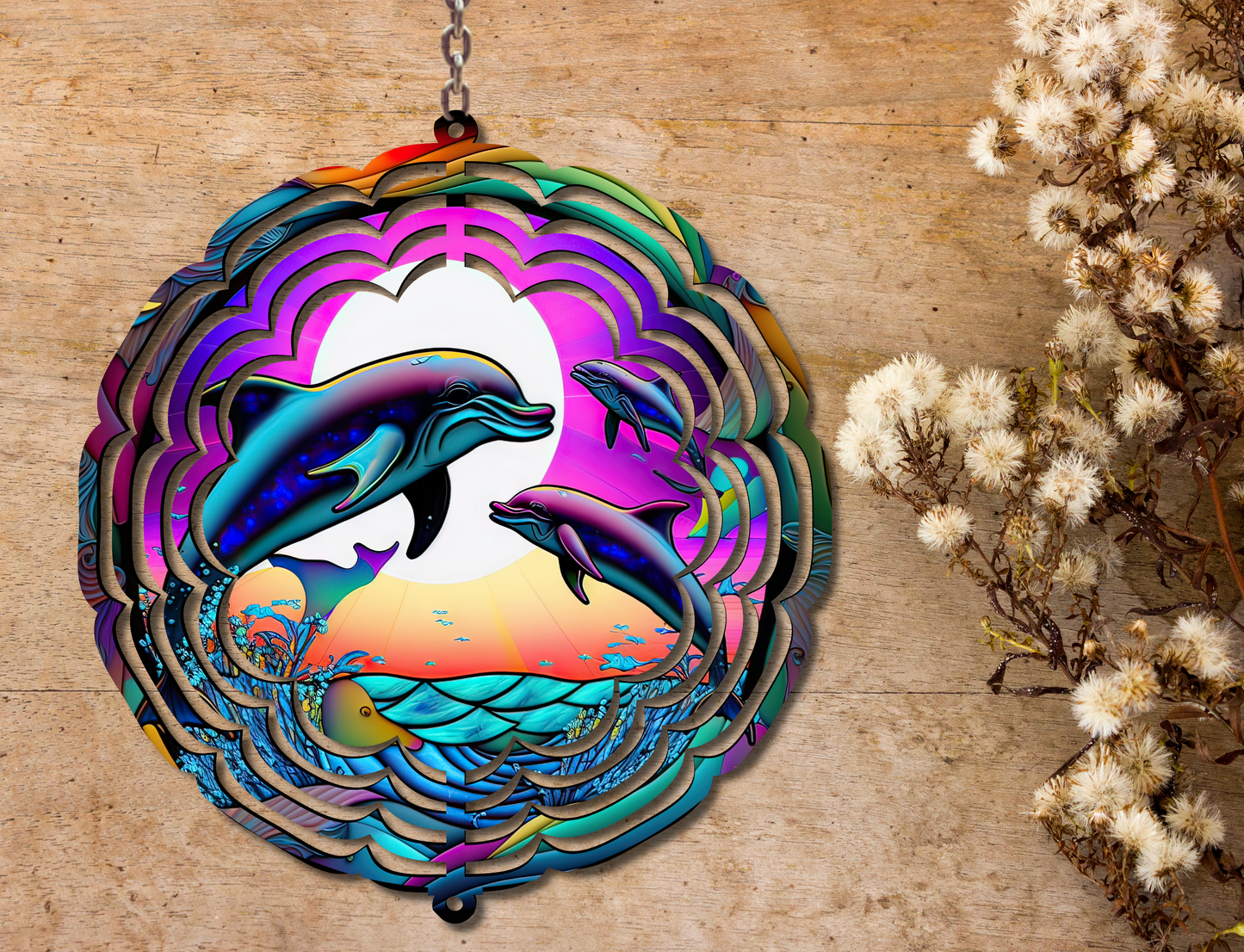 Dolphin Wind Spinner (062)