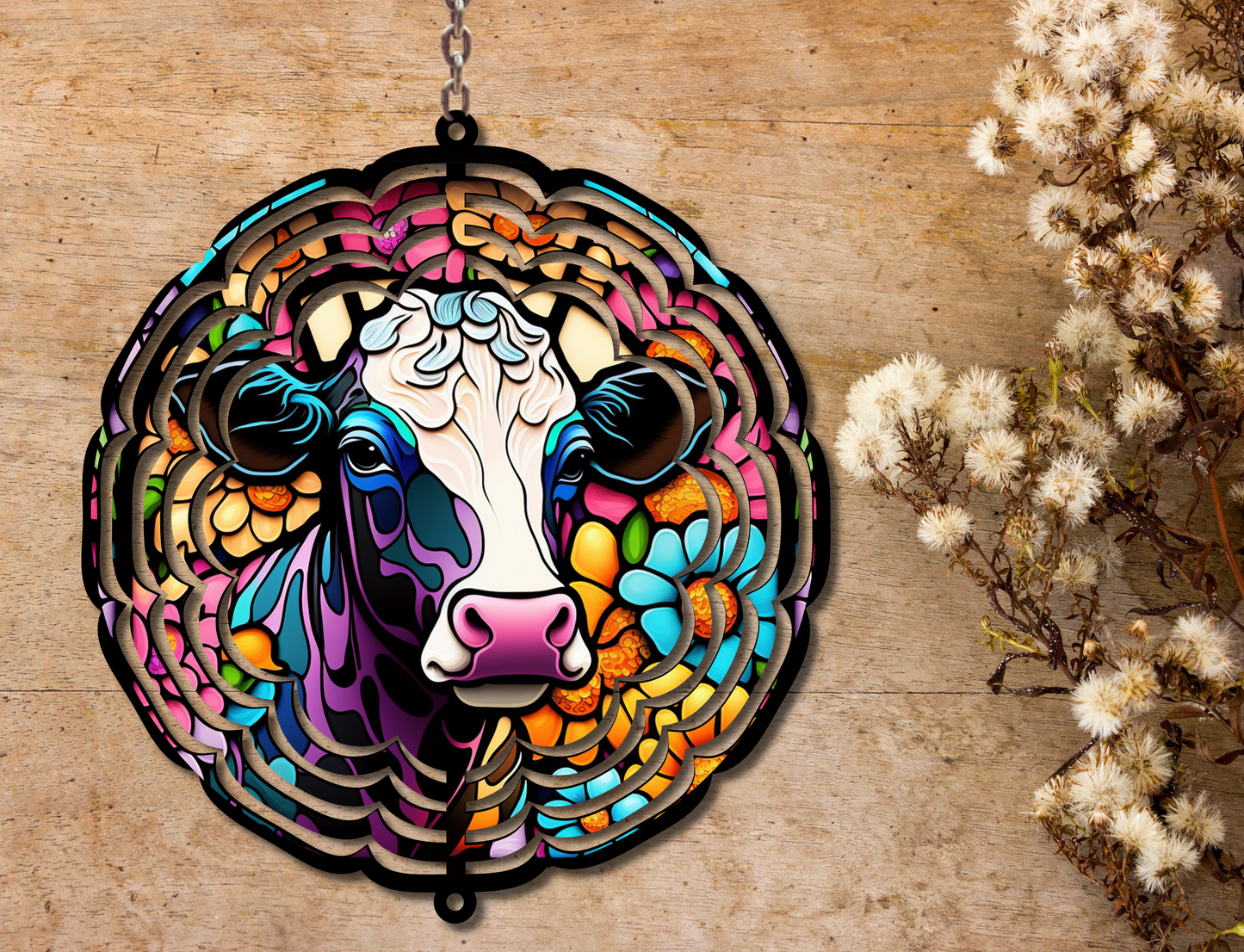 Cow Wind Spinner (086)