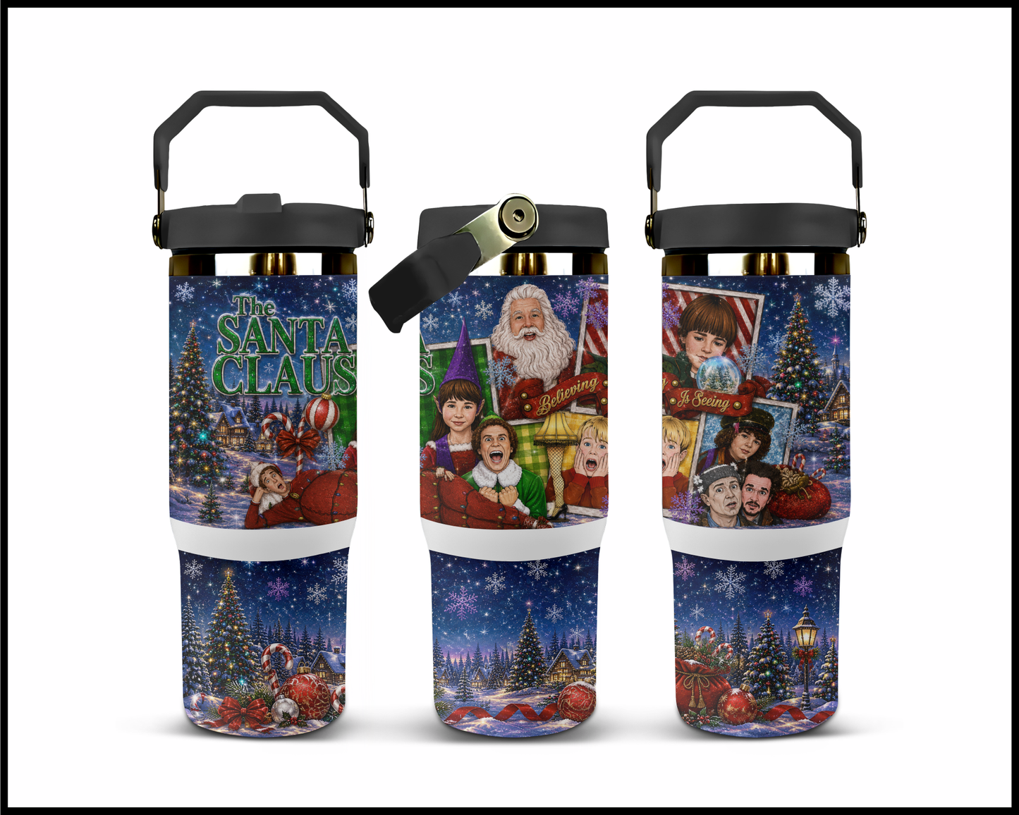 The Santa Claus Inspired Big Guzzler Stainless Steel Tumbler (1280)