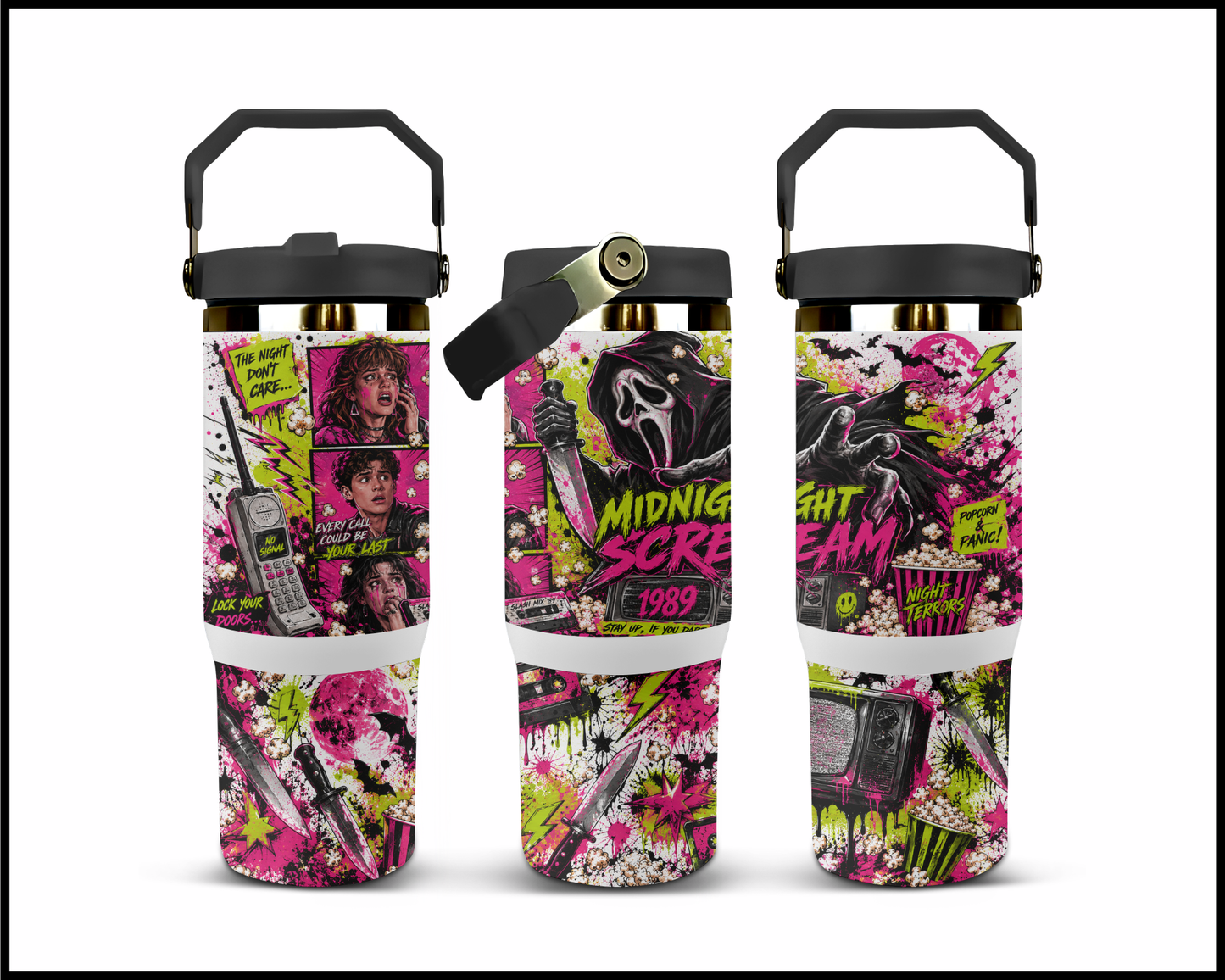Scream Inspired Big Guzzler Stainless Steel Tumbler (1287)