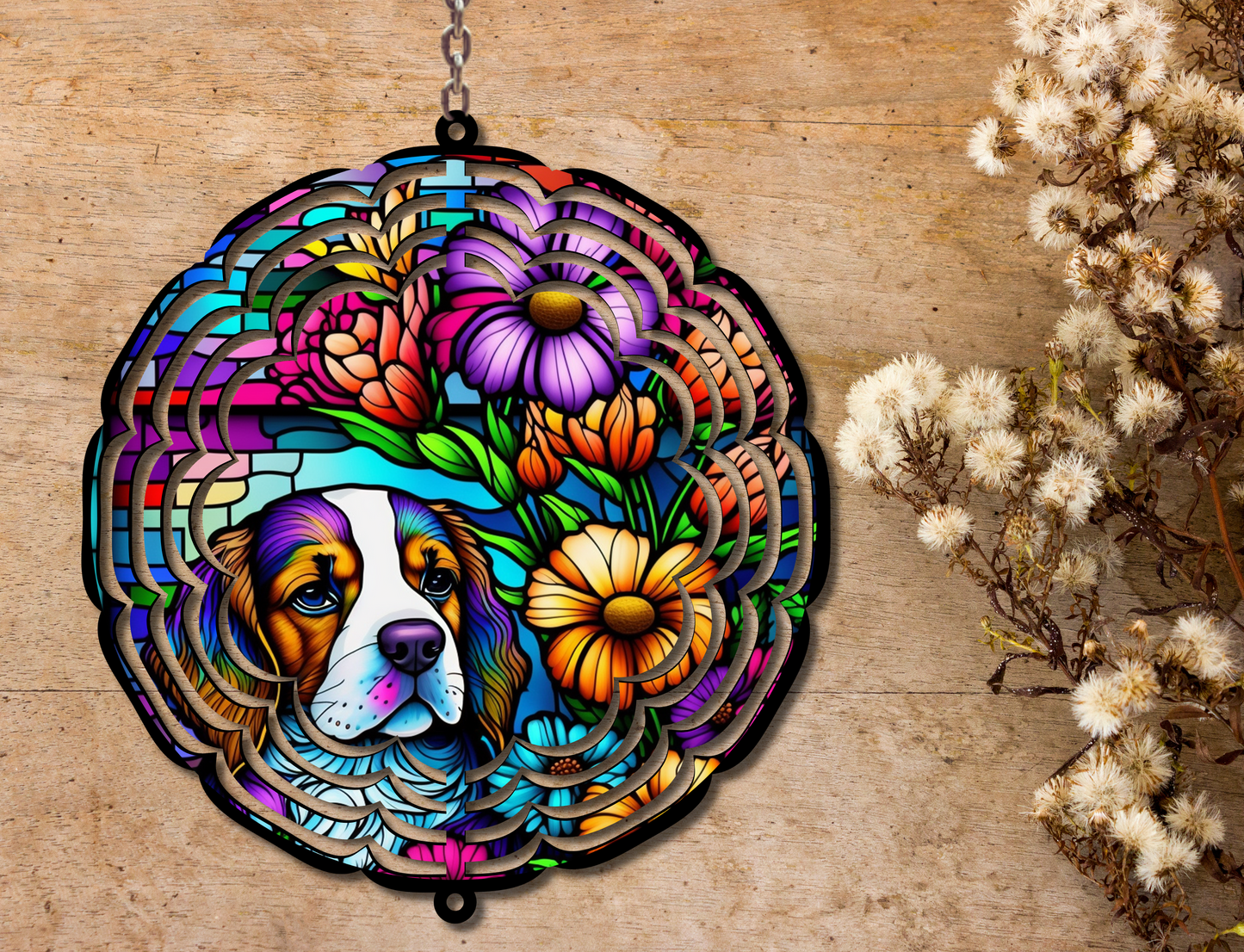 Dog Wind Spinner (087)