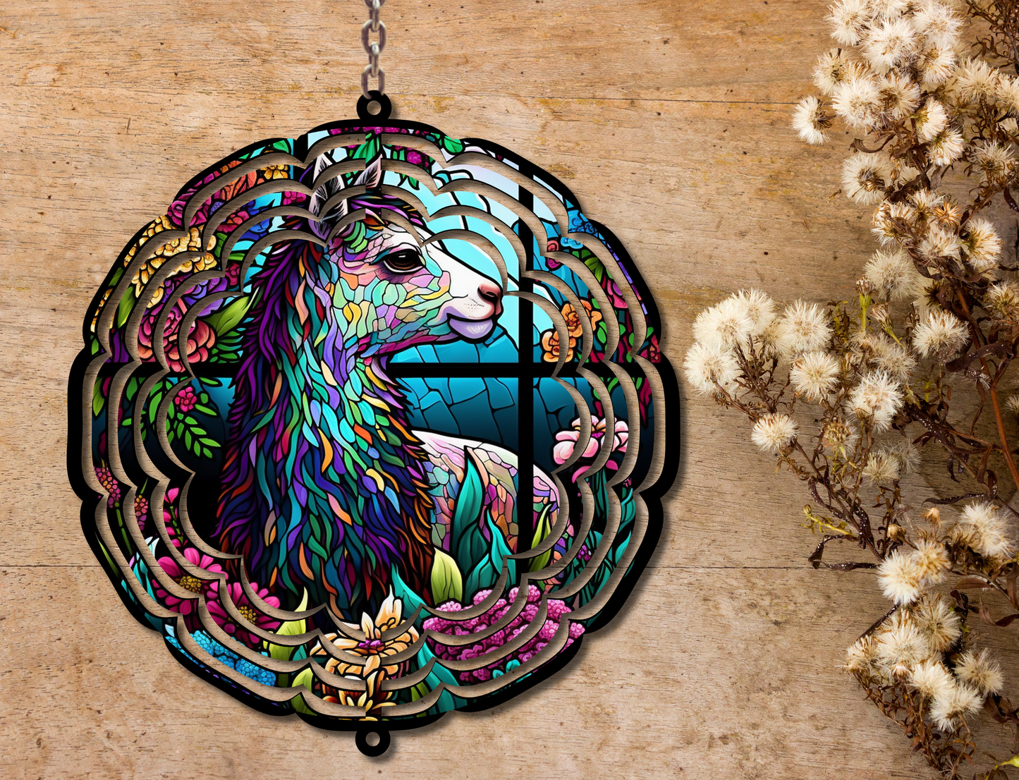 Llama Wind Spinner (111)
