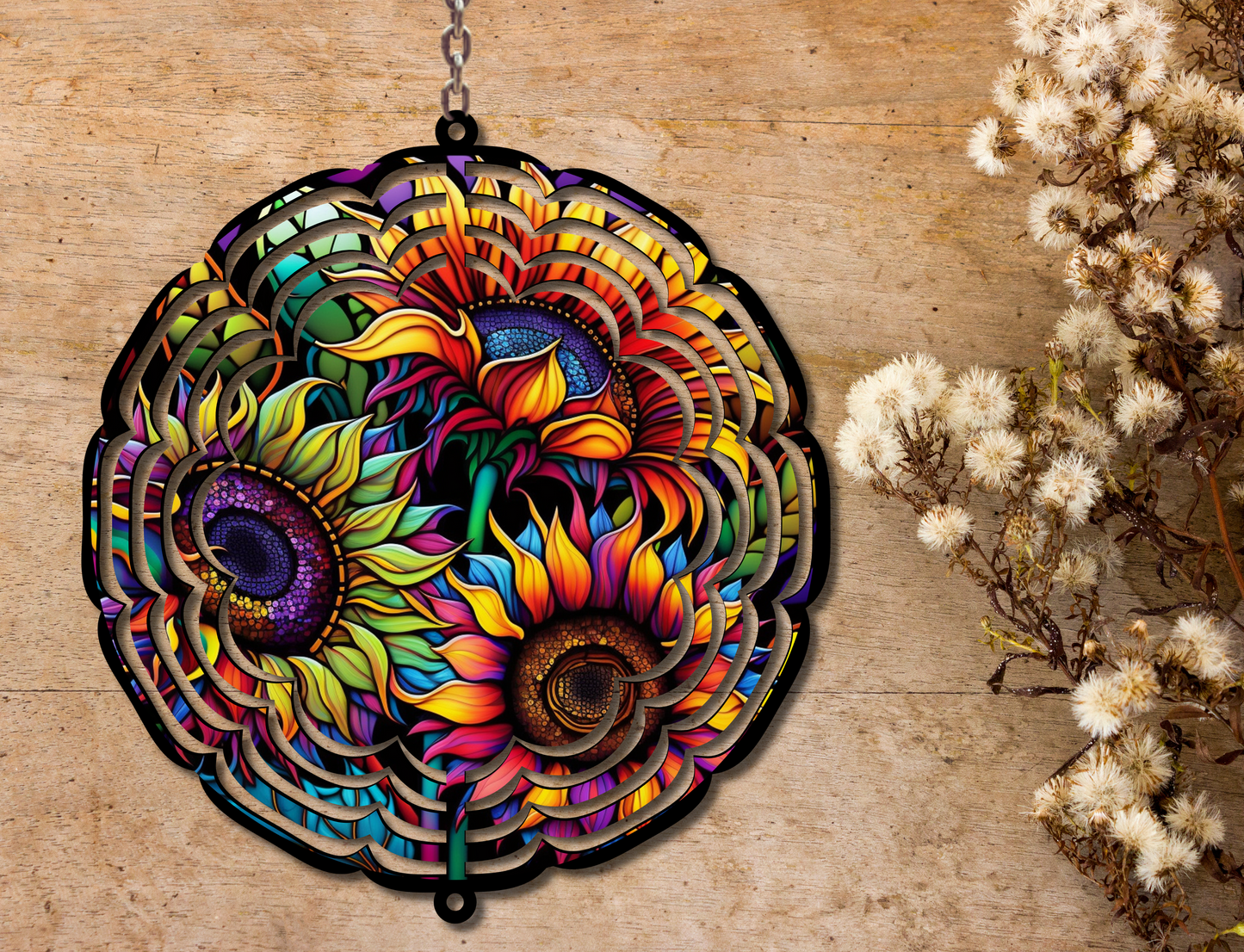 Floral Wind Spinner (262)