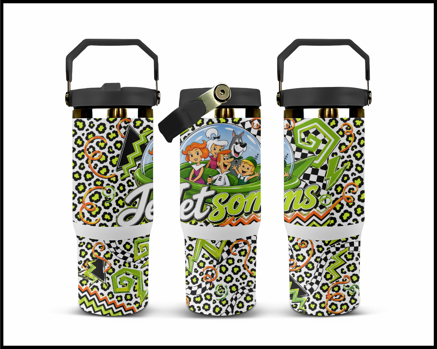 Jetsons Inspired Big Guzzler Stainless Steel Tumbler (1310)