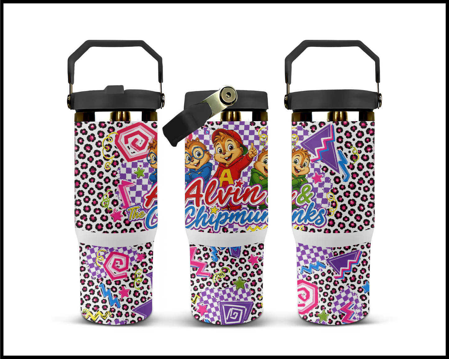 Alvin & The Chipmunks Inspired Big Guzzler Stainless Steel Tumbler (1315)