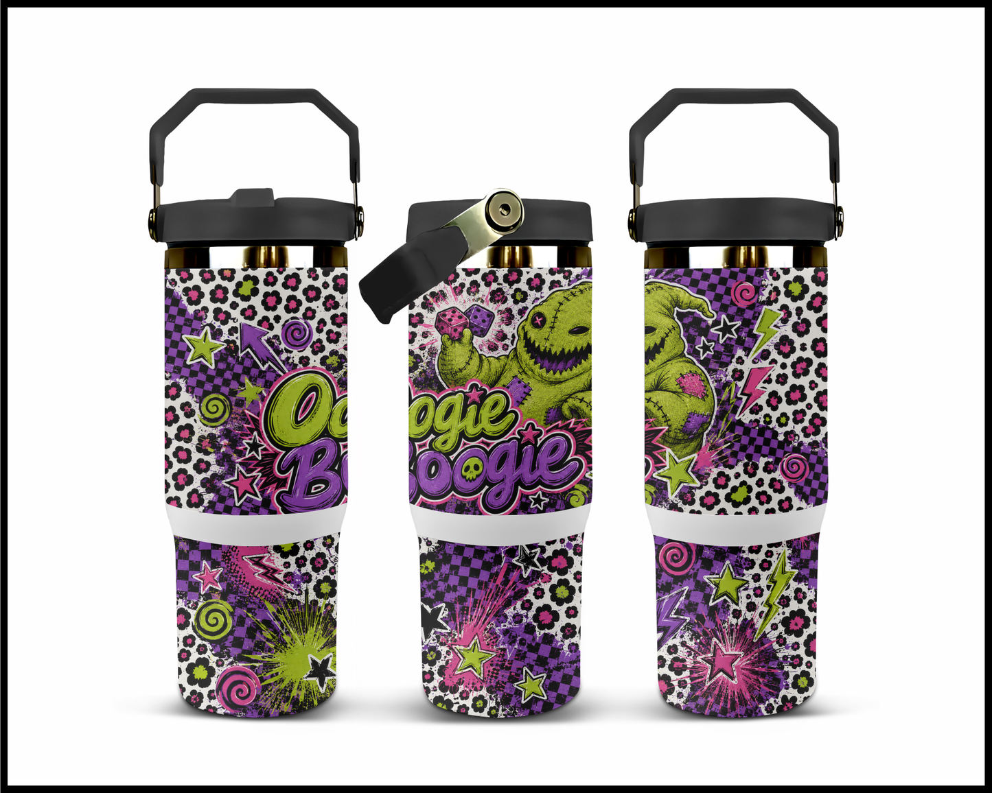 Oogie Boogie Inspired Big Guzzler Stainless Steel Tumbler (1316)