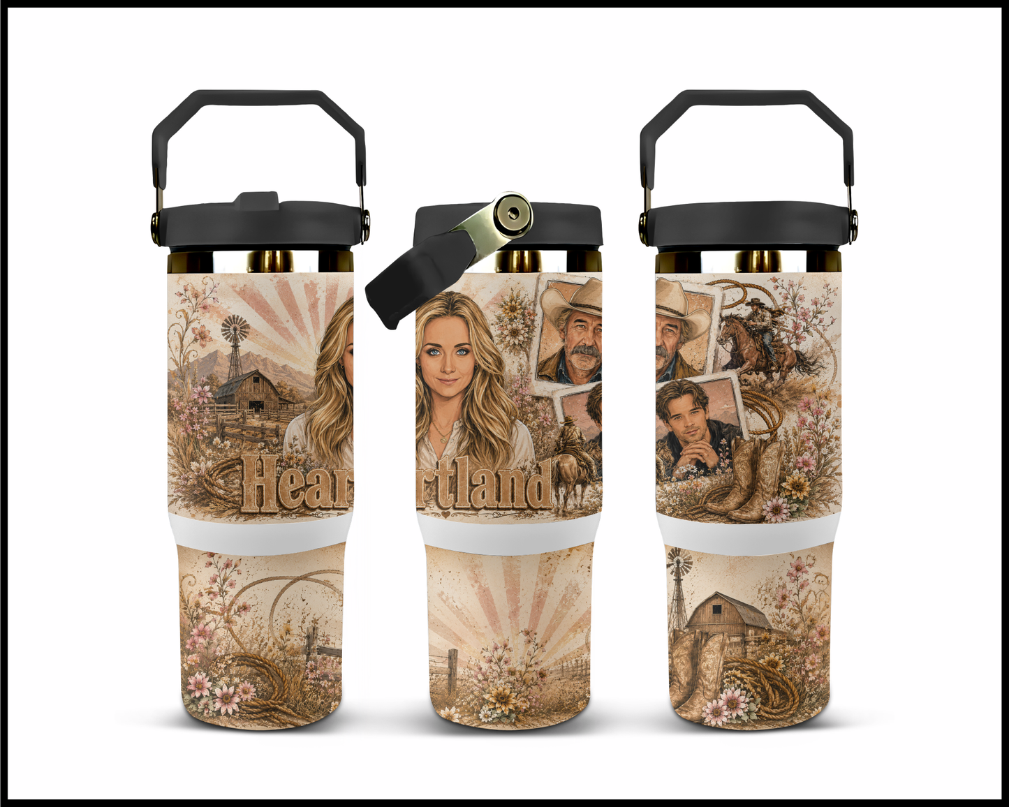 Heartland Inspired Big Guzzler Stainless Steel Tumbler (1322)