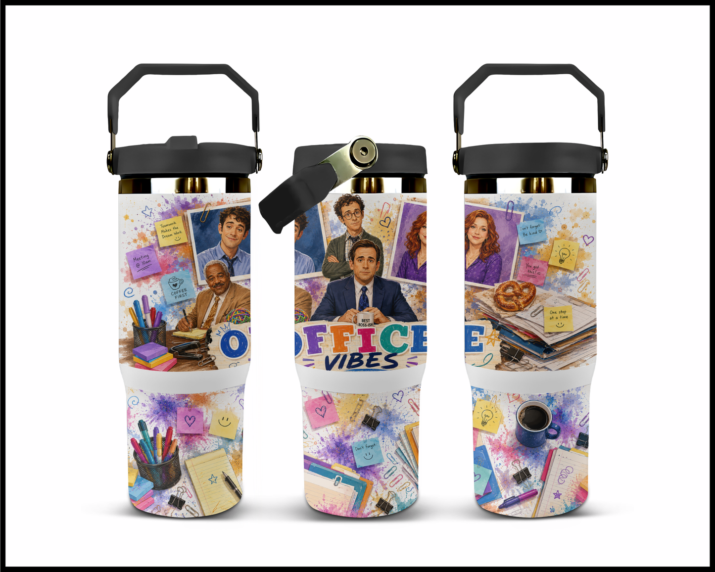 The Office Inspired Big Guzzler Stainless Steel Tumbler (1323)