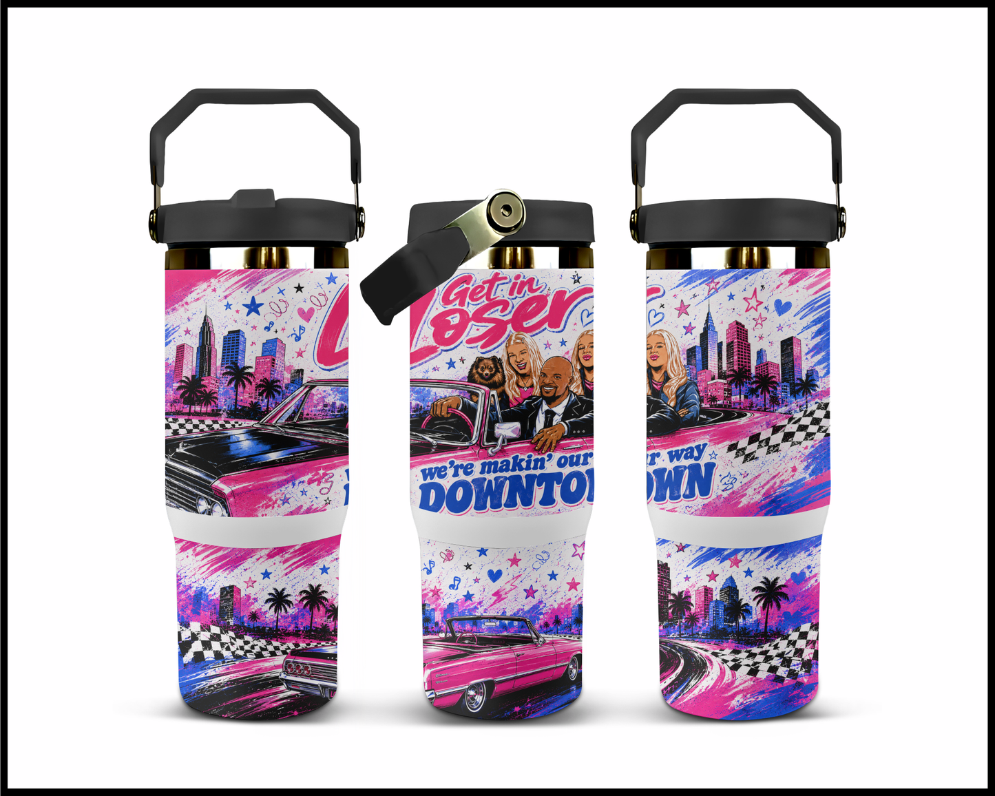 White Chicks Inspired Big Guzzler Stainless Steel Tumbler (1346)