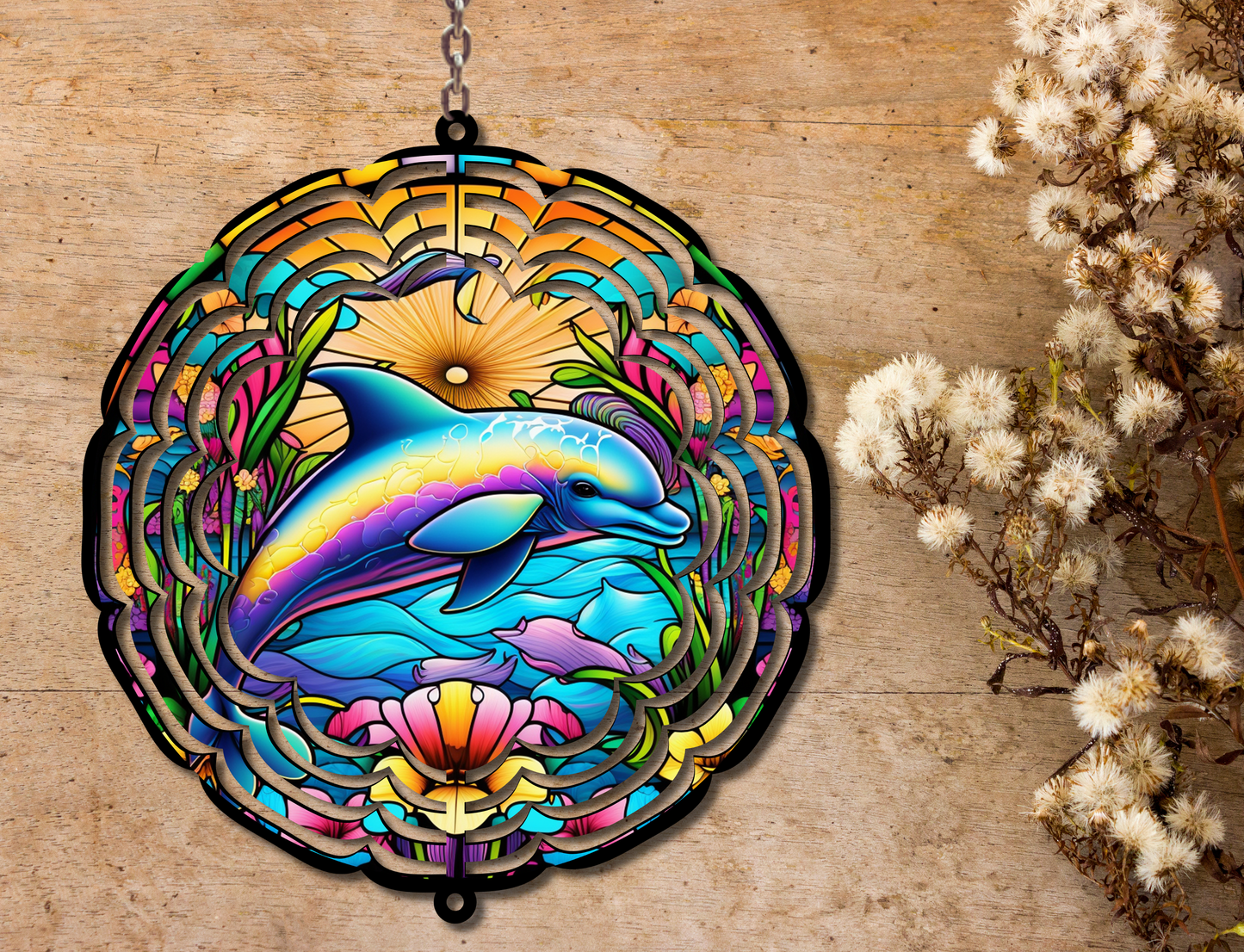 Dolphin Wind Spinner (088)