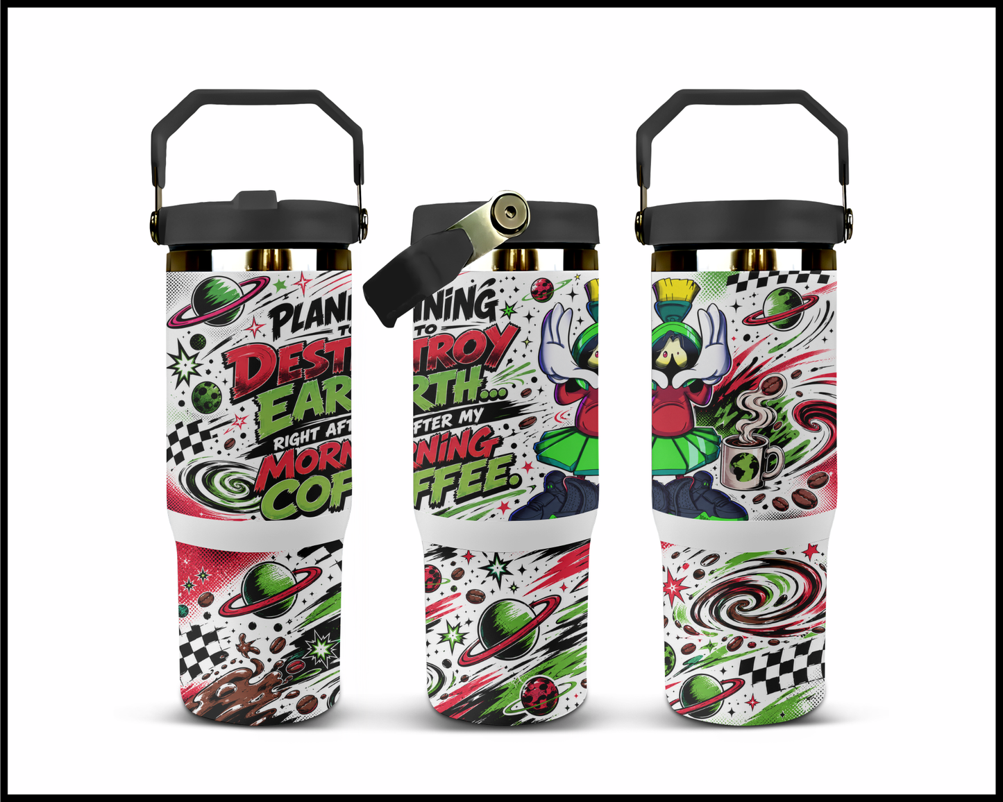Right After My Coffee Stainless Steel Tumbler (1437)