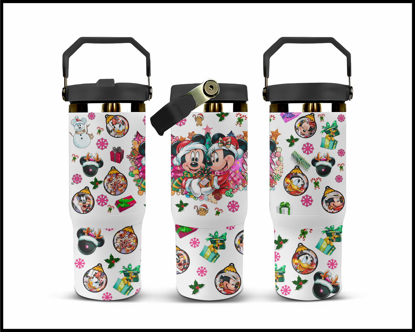 Fantasy Themed Christmas Stainless Steel Tumbler (1471)