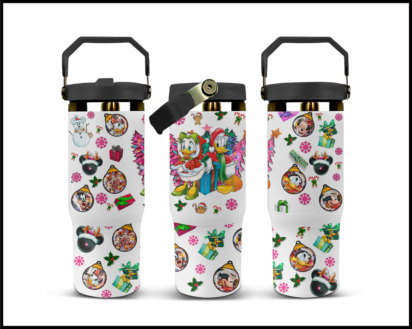 Fantasy Themed Christmas Stainless Steel Tumbler (1477)