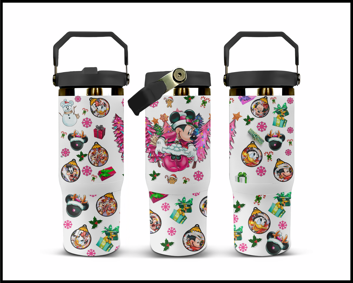 Fantasy Themed Christmas Stainless Steel Tumbler (1484)
