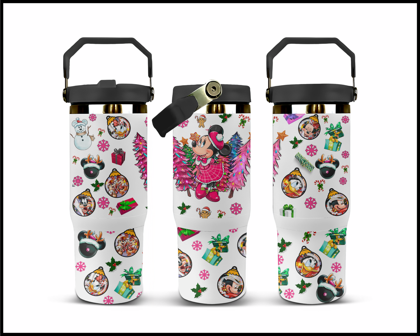 Fantasy Themed Christmas Stainless Steel Tumbler (1486)