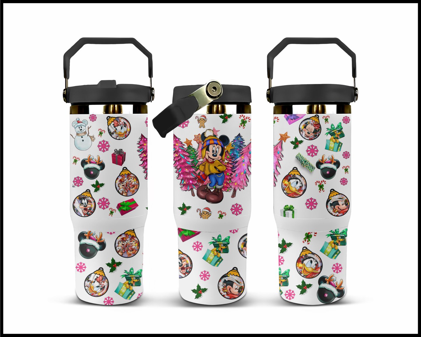 Fantasy Themed Christmas Stainless Steel Tumbler (1487)