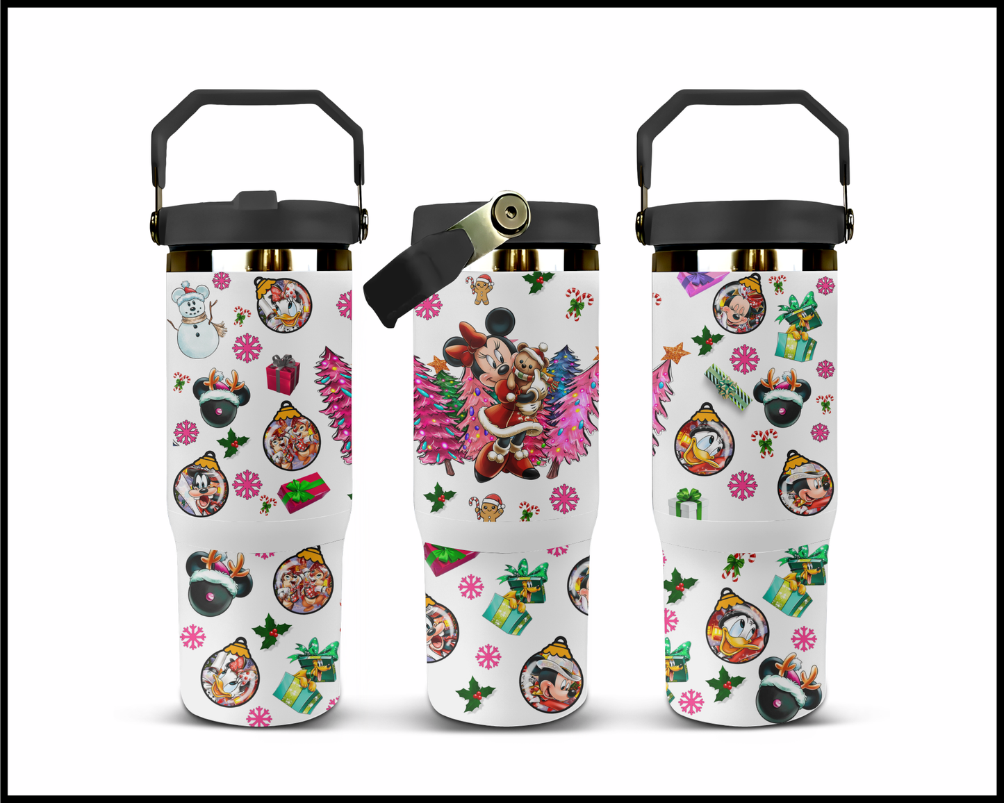 Fantasy Themed Christmas Stainless Steel Tumbler (1488)