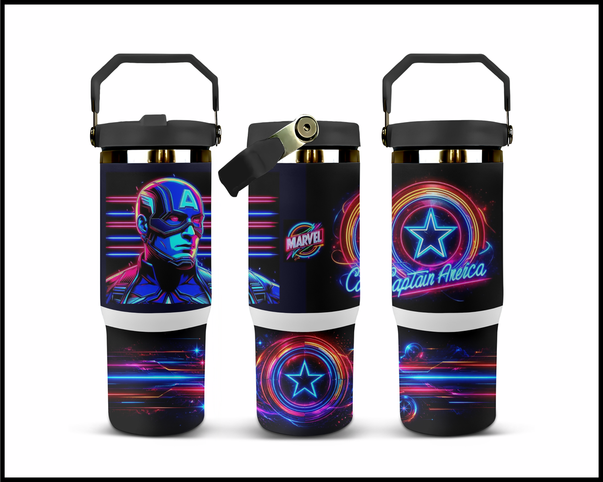 Electric Glow - Patriot Commander Stainless Steel Tumbler (1494)