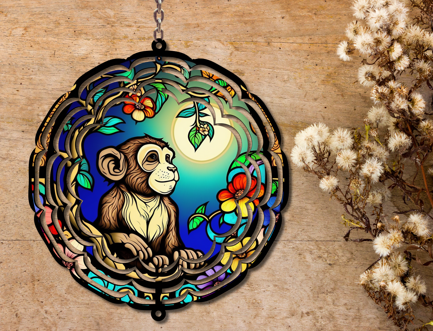 Monkey Wind Spinner (113)