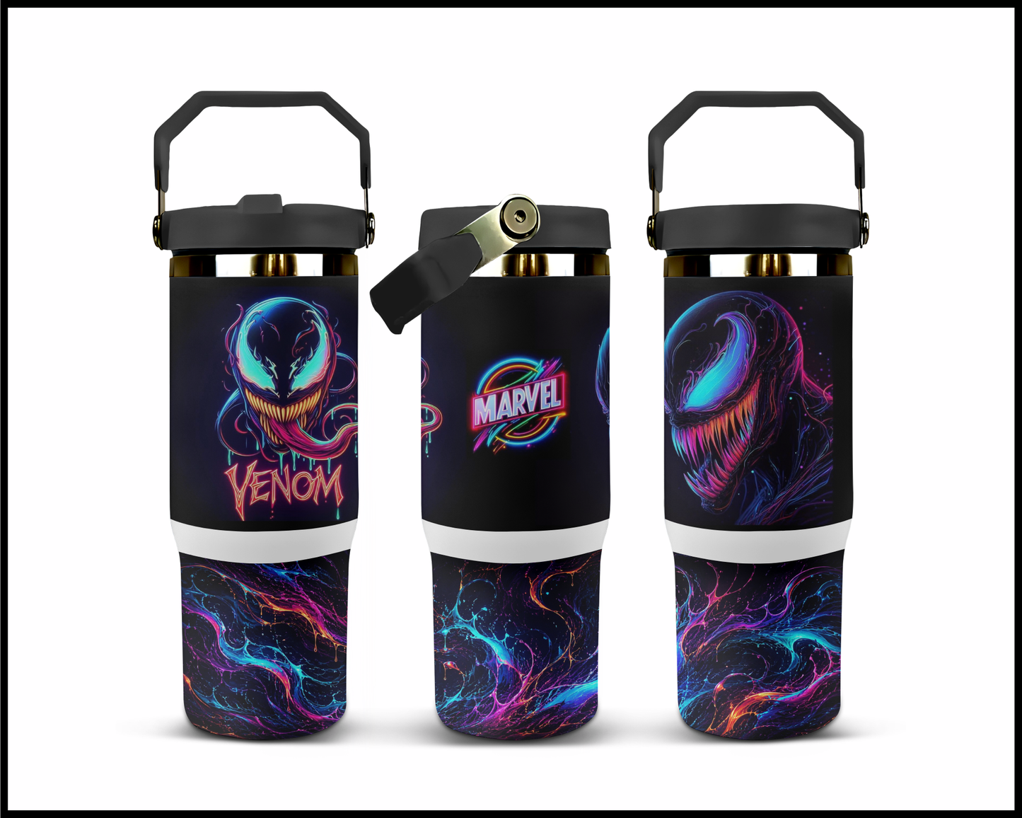 Electric Glow - Toxic Shade Stainless Steel Tumbler (1501)
