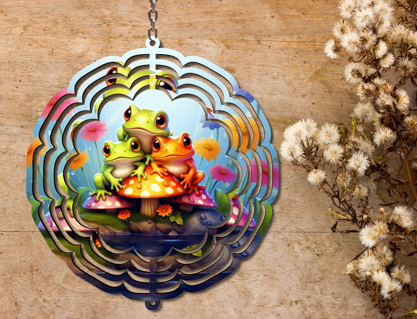 Frogs Wind Spinner (165)