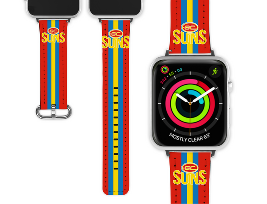 Gold Coast Suns Apple Watch Band (069)