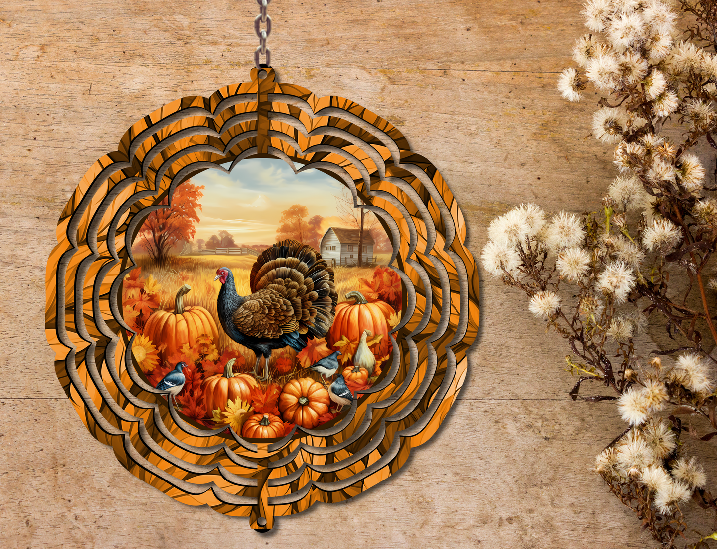Turkey Wind Spinner (049)