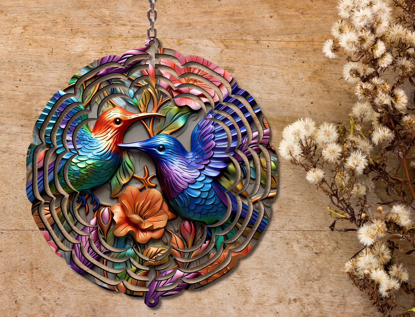 Humming Bird Wind Spinner (067)