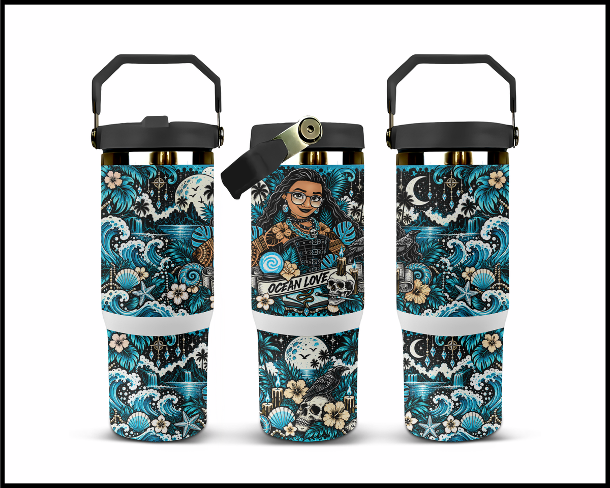 Ocean Love Stainless Steel Big Guzzler Tumbler (1622)