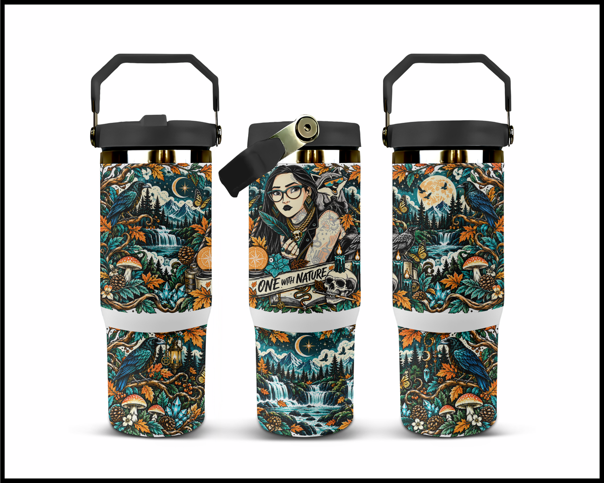 One With Nature Stainless Steel Big Guzzler Tumbler (1625)