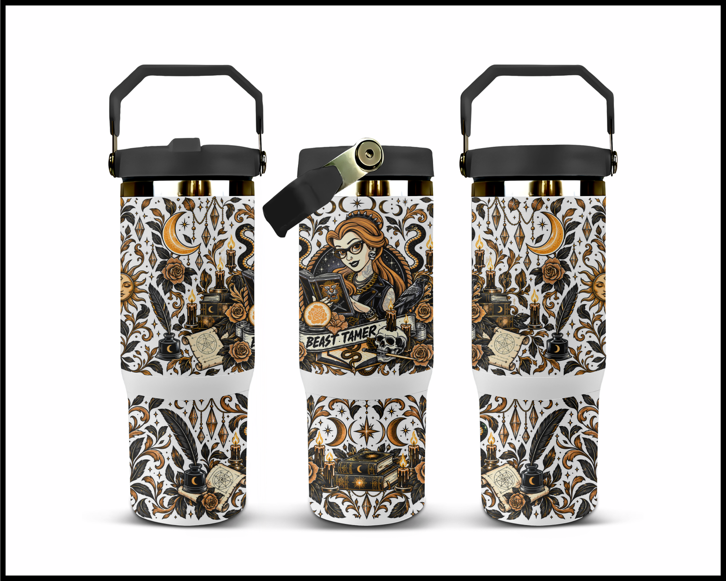 Beast Tamer Stainless Steel Big Guzzler Tumbler (1631)