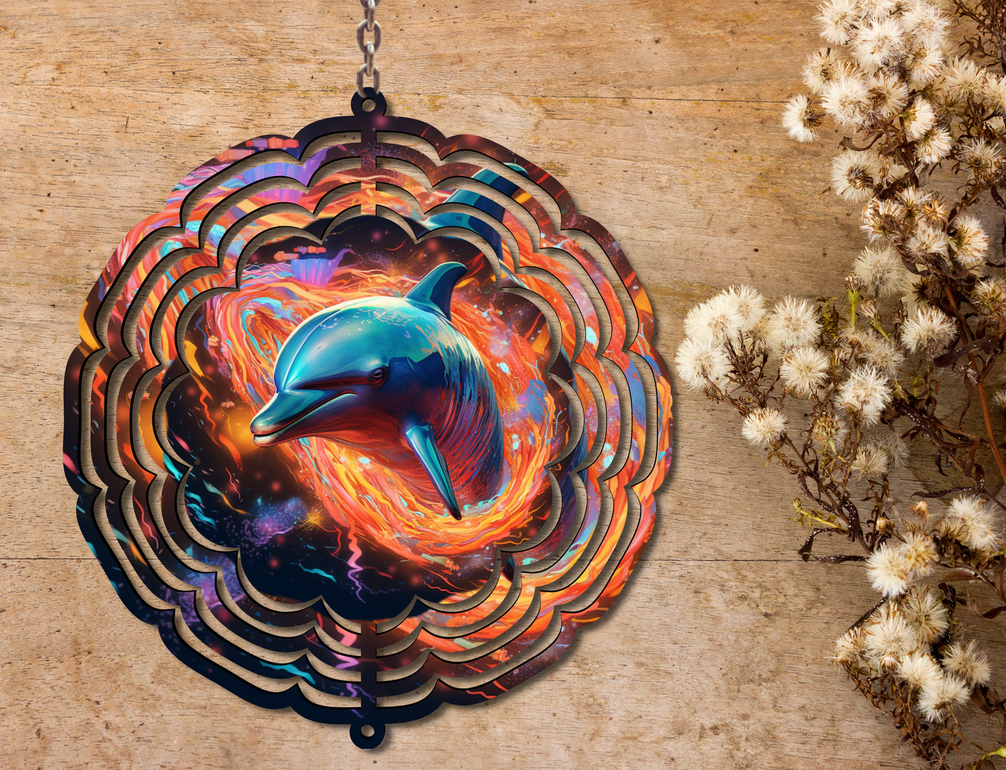 Dolphin Wind Spinner (166)