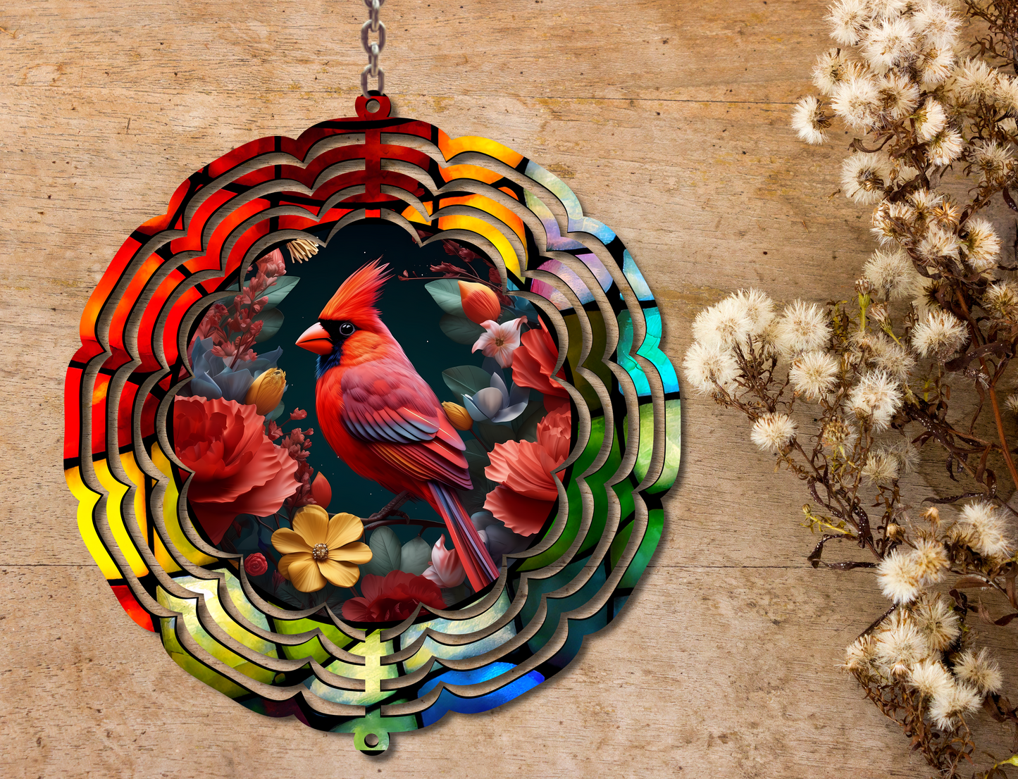 Cardinal Wind Spinner (050)