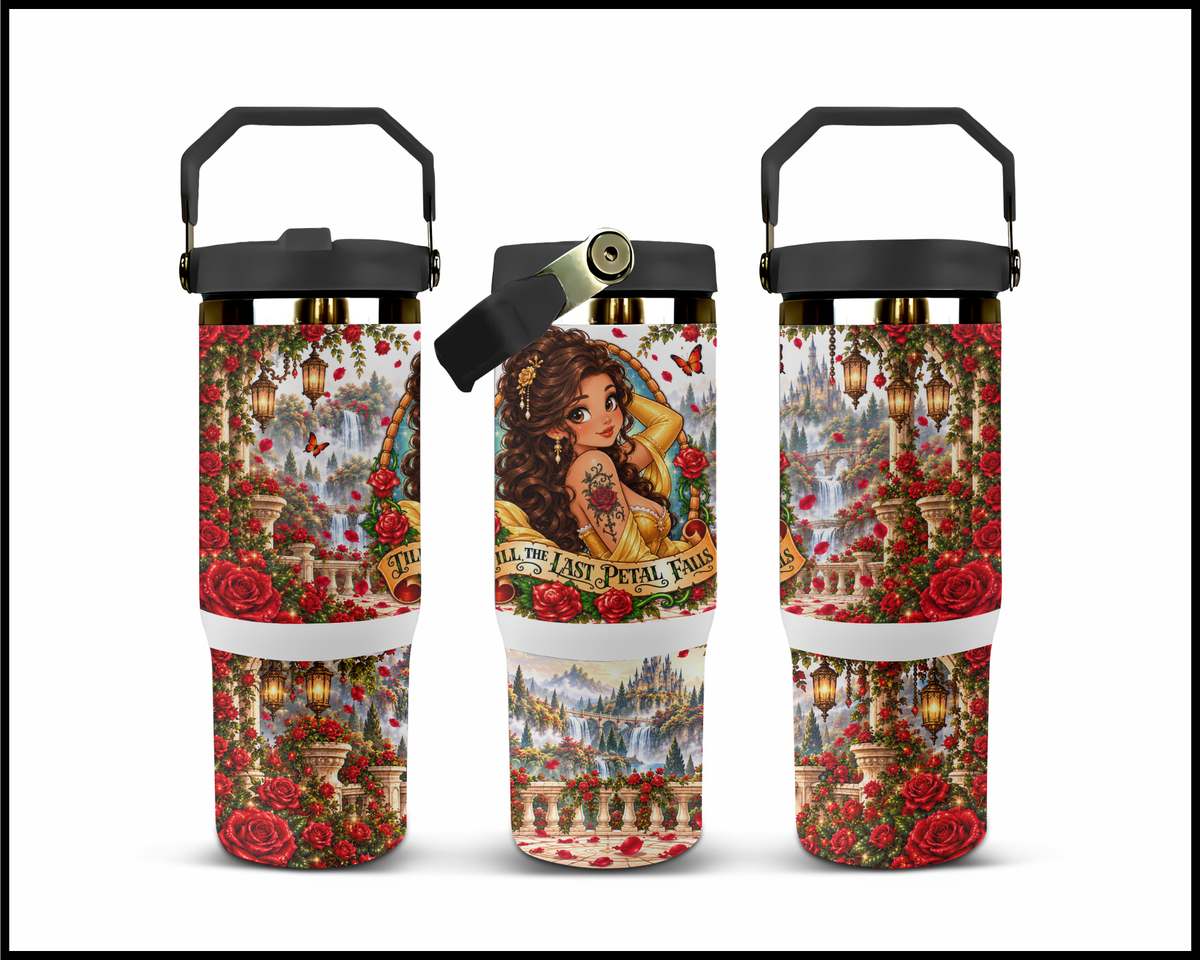Til' The Last Petal Falls Stainless Steel Big Guzzler Tumbler (1756)