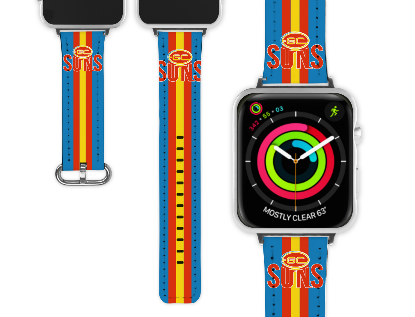 Gold Coast Suns Apple Watch Band (071)