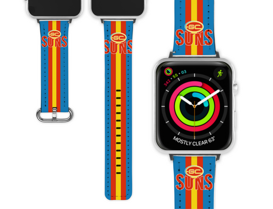 Gold Coast Suns Apple Watch Band (071)
