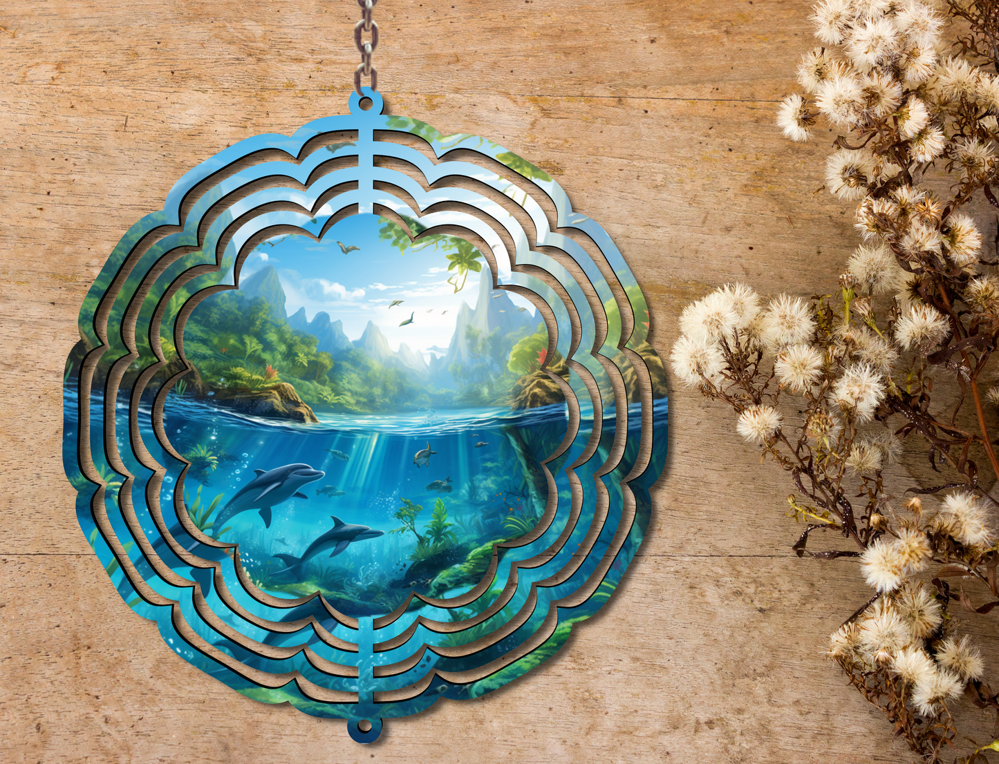 Dolphins Wind Spinner (167)