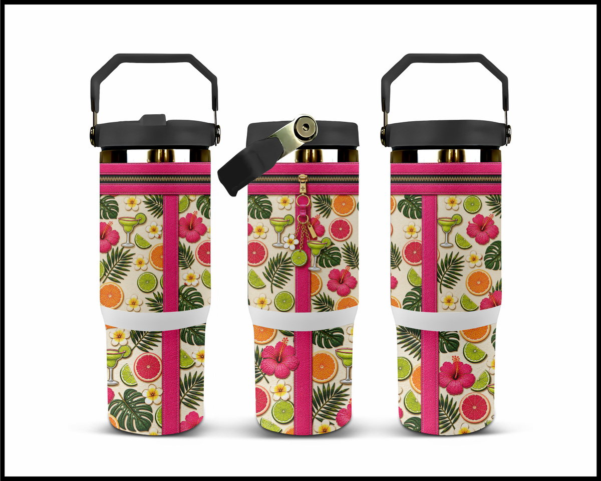Summer Vibes Stainless Steel Big Guzzler Tumbler (1821)