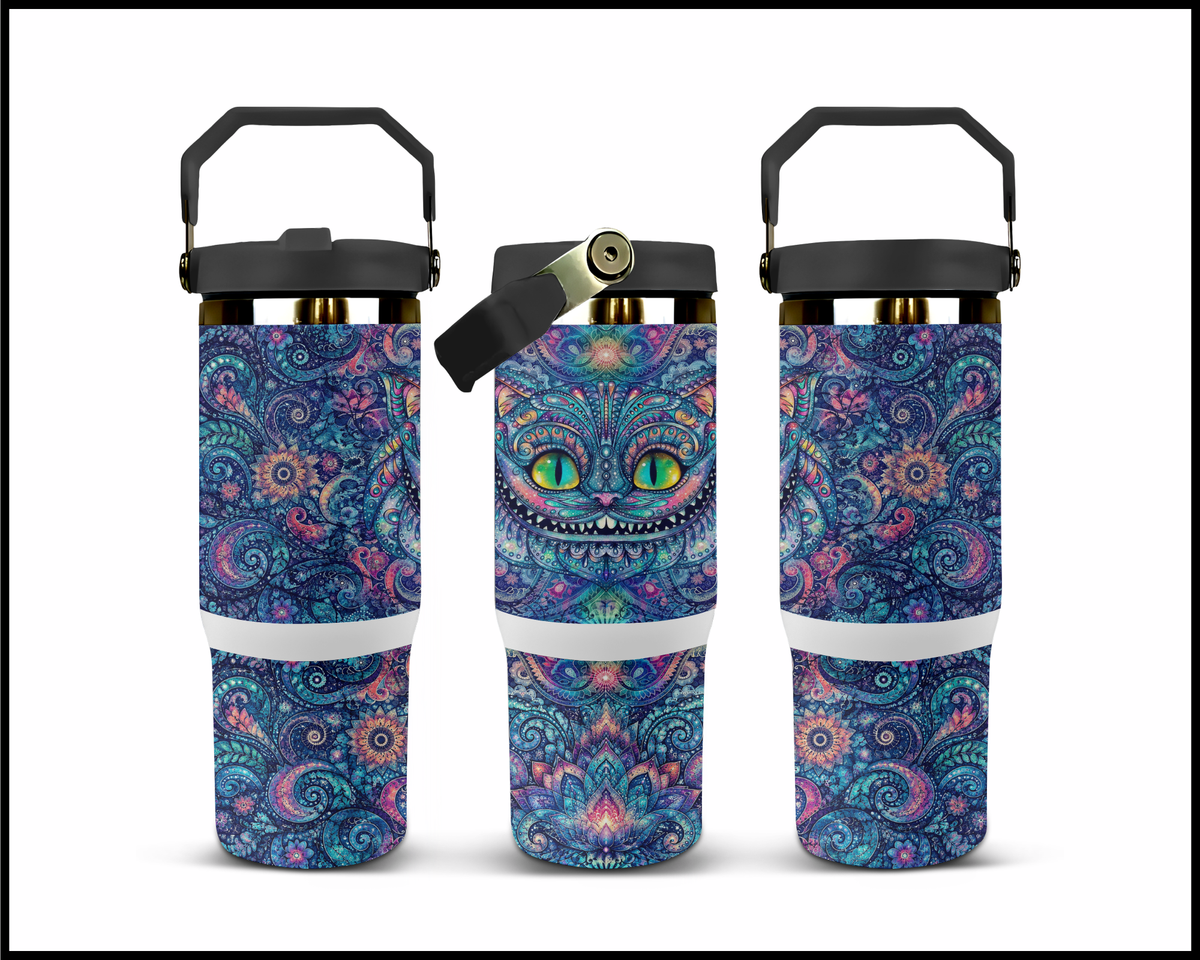 The Cheshire Kaleidoscope Stainless Steel Big Guzzler Tumbler (1832)