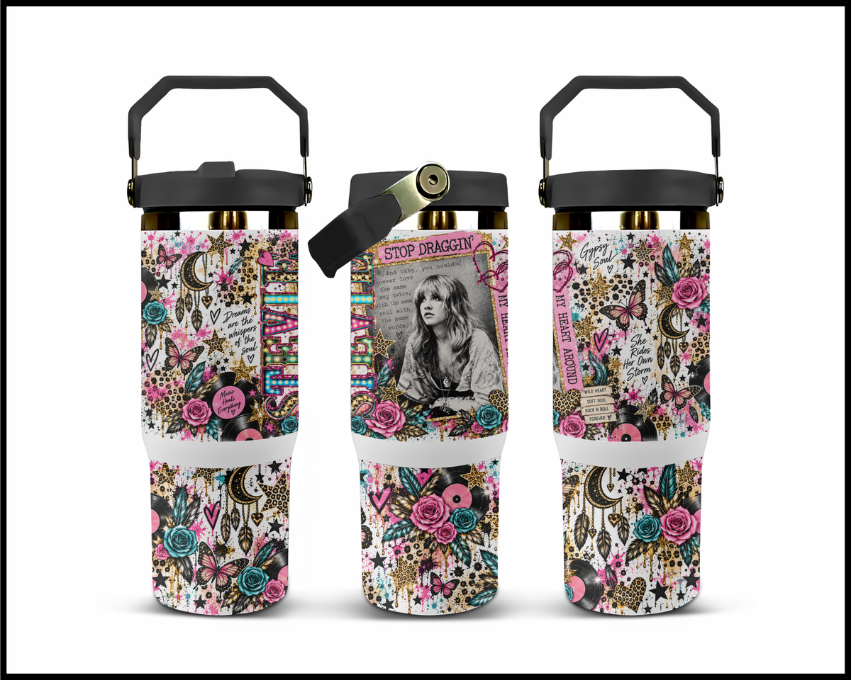 Stevie Nicks Inspired Stainless Steel Big Guzzler Tumbler (1881)
