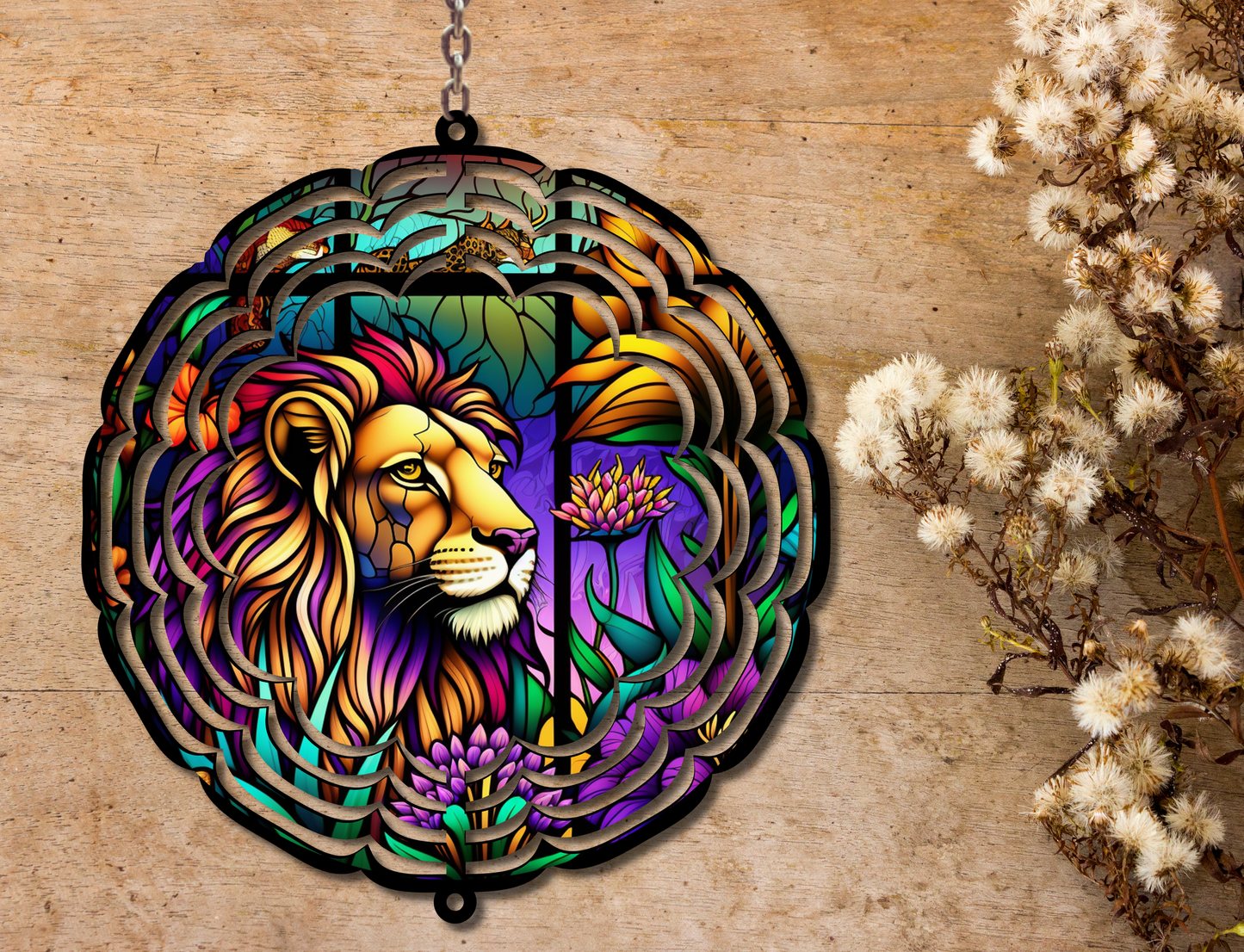 Lion Wind Spinner (118)