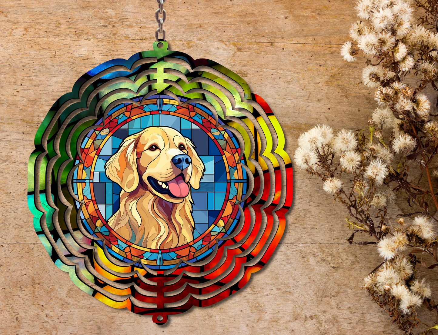 Dog Wind Spinner (070)
