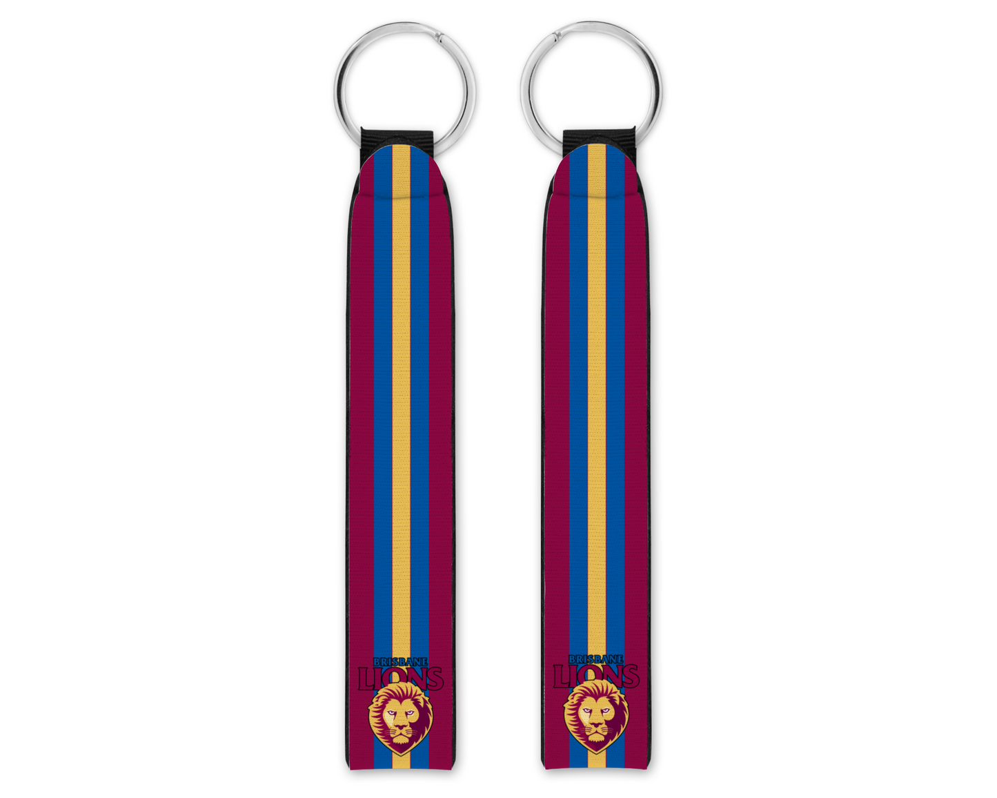 Brisbane Lions Wristband Keychain (101)