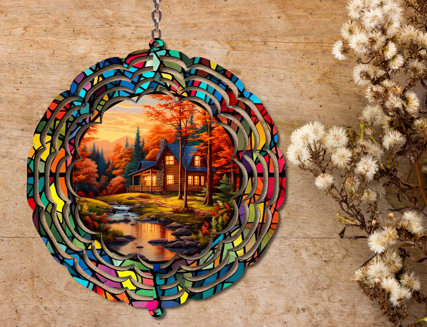 Country Theme Wind Spinner (322)