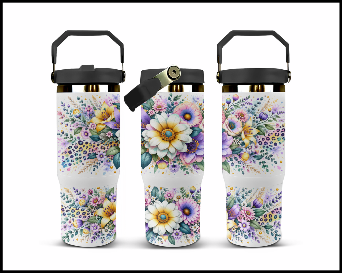 Springtime Splendor Stainless Steel Big Guzzler Tumbler (1957)