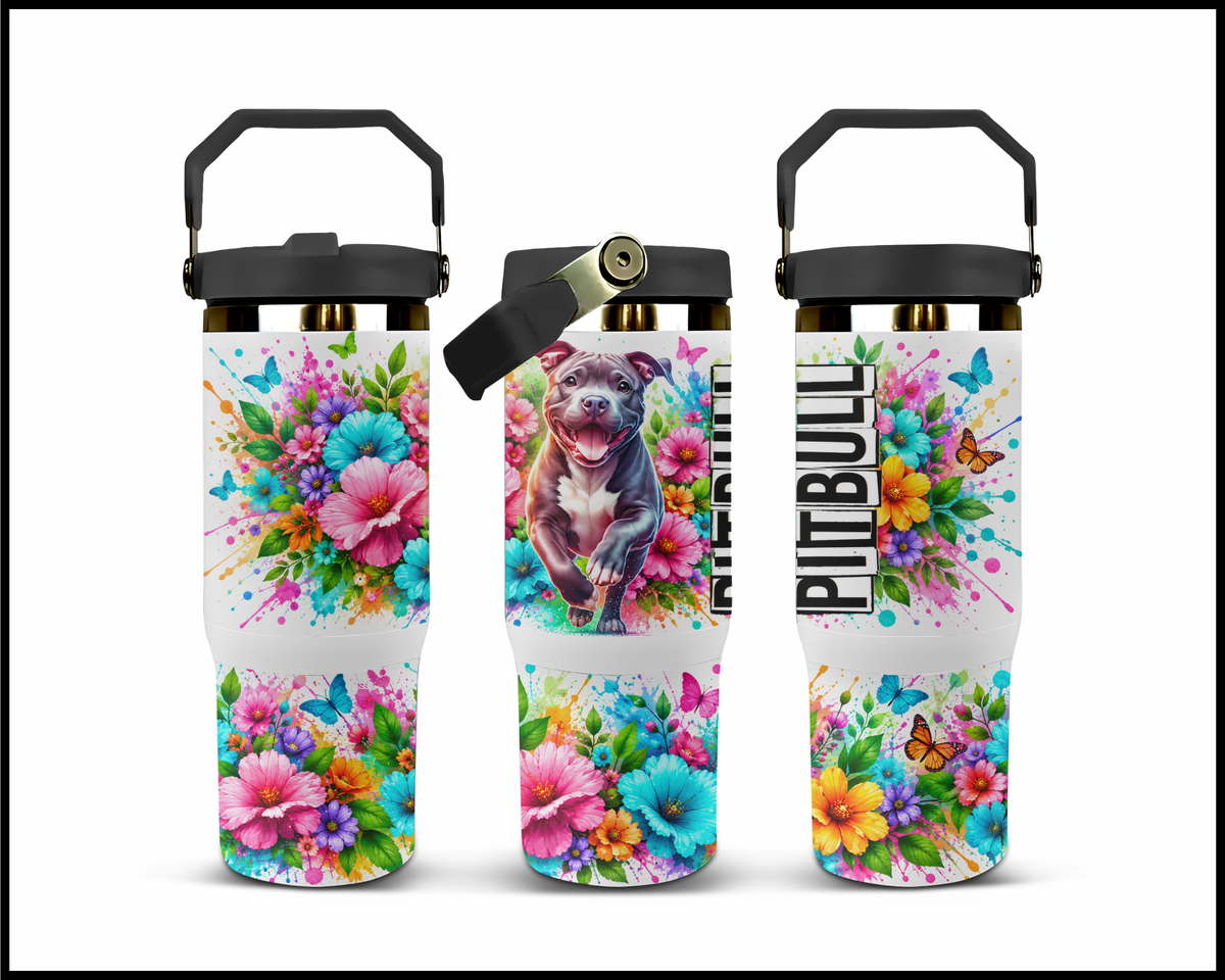 Blooming Pittbull Stainless Steel Big Guzzler Tumbler (1976)
